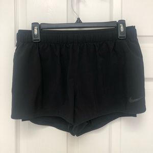 Nike Womens Dri Fit Shorts, Black, Large